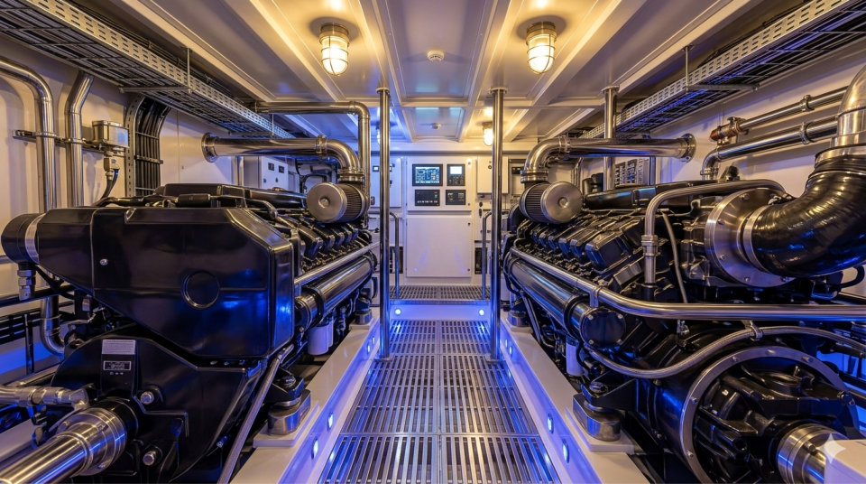 Engine Cooling System Scale Prevention for Marine Yachts
