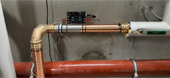 Havblik Condo water softener after copper impulse bands