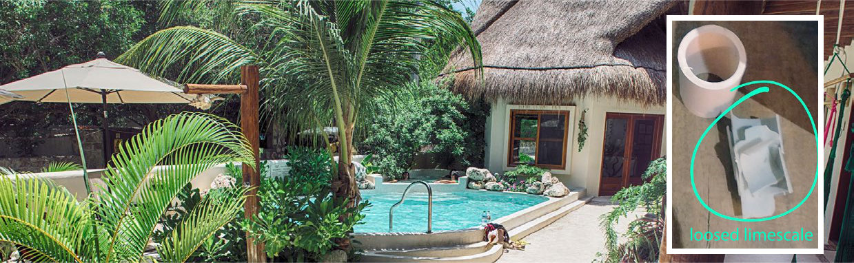 Hotel Casa Iguana hard water softener