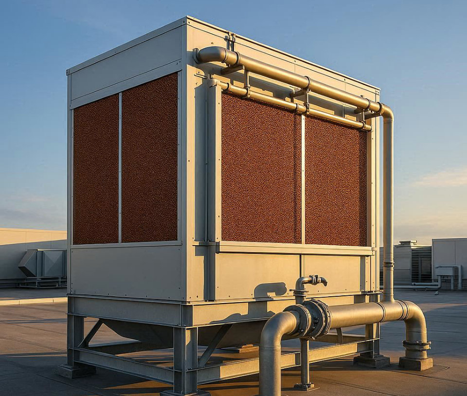 Evaporative Cooler Scale Prevention