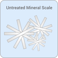 diagram untreated mineral scale